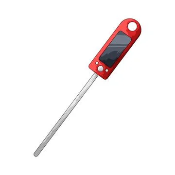 Meat thermometer illustration Stock Illustration