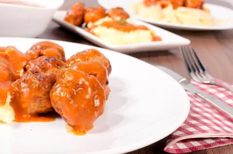 Meat time Stock Photos