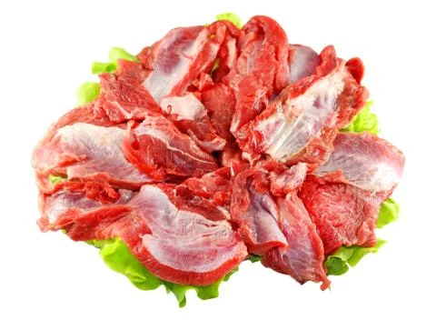 Meat turkey lying Stock Photos