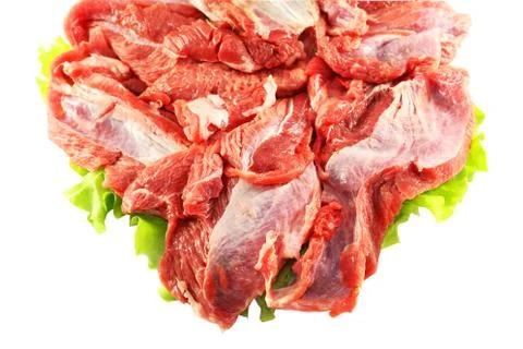 Meat turkey lying Stock Photos