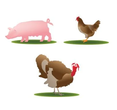 Meat we eat Stock Illustration