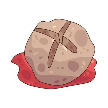Meatball illustration Illustrazione stock