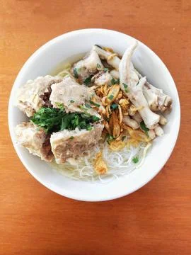 Meatball noodle Stock Photos