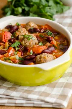 Meatball stew Foto stock