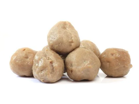 Meatballs isolated on white background 스톡 사진
