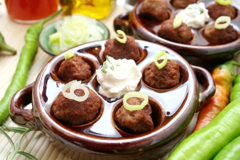 Meatballs Foto stock