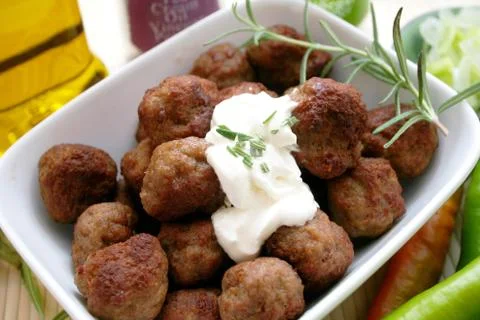 Meatballs Foto stock