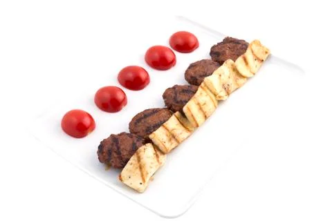 Meatballs on a plate Stock Photos