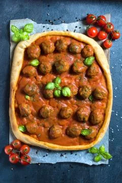 Meatballs time Stock Photos