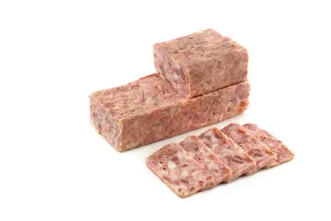 Meatloaf on a white background Stock Photos