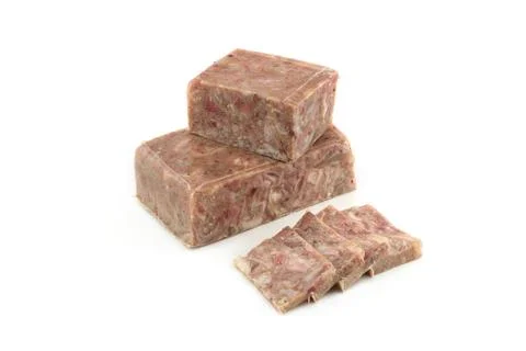 Meatloaf on a white background Stock Photos