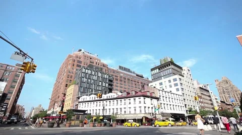 Meatpacking District Intersection Stock Footage 68642972