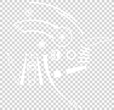 Mec Skull 2 White Stock Illustration