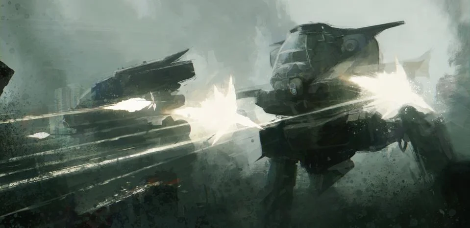 Mech Wars Illustration