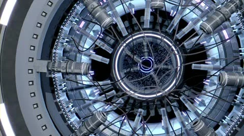 Mecha Circle (HD) Video stock 22111578