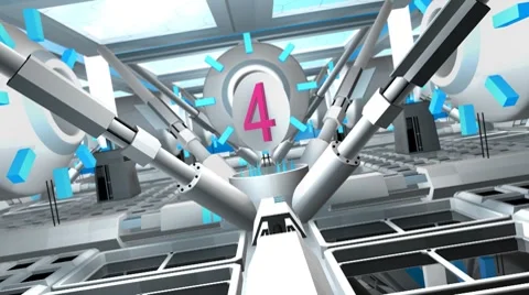 Mecha Count (HD) Stock Footage 7137344