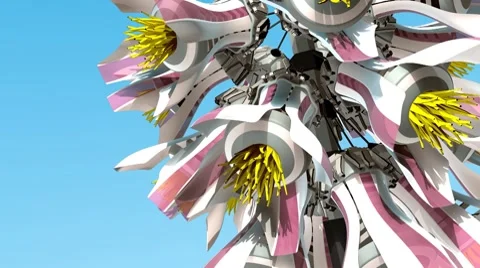 Mecha Flowers (HD) Видео 7445861