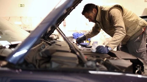 The mechanic 01 Stock Footage 88625957