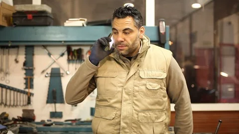 The mechanic 05 Stock Footage 88625734