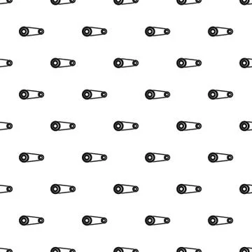 Mechanic belt pattern Stock Illustration