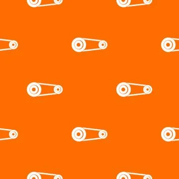 Mechanic belt pattern seamless Illustrazione stock