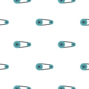 Mechanic belt pattern seamless Illustrazione stock