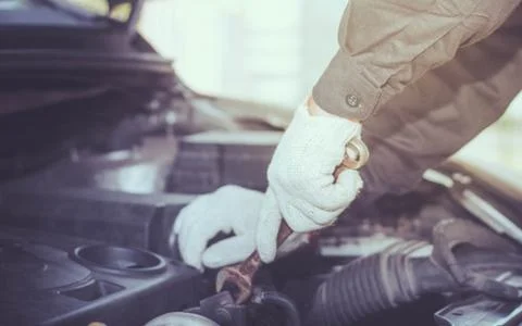 Mechanic car concept Stock Photos