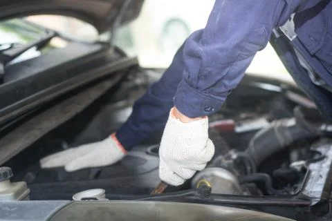 Mechanic car concept Stock Photos