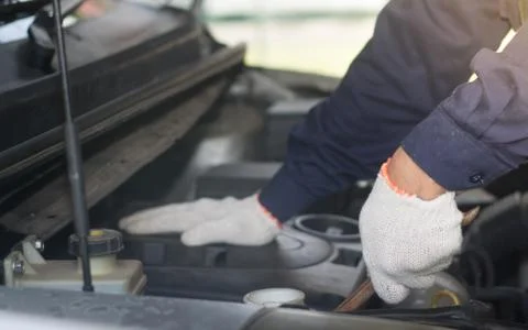 Mechanic car concept Stock Photos