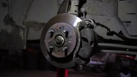 A mechanic disassembles an old dirty car Video stock 222888985