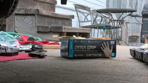 Mechanic Doing A Brake Job On An E39 Bmw 540I Stock Footage 49094247