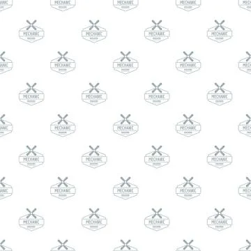 Mechanic engine pattern vector seamless 스톡 일러스트