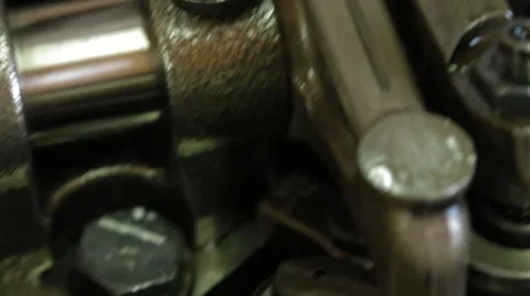 Mechanic Hands Working On Engine Stock Footage 62082996