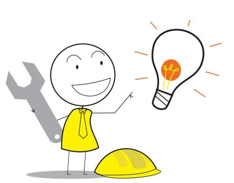 Mechanic idea Stock Illustration