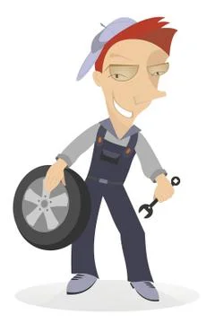Mechanic Stock Illustration