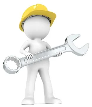 The Mechanic. Stock Illustration