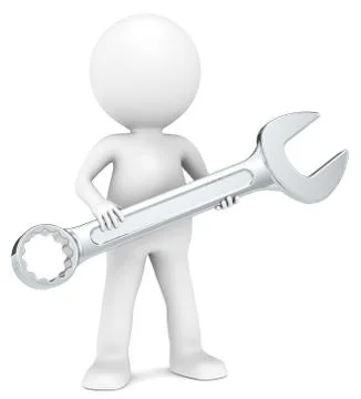 The Mechanic. Stock-Illustration