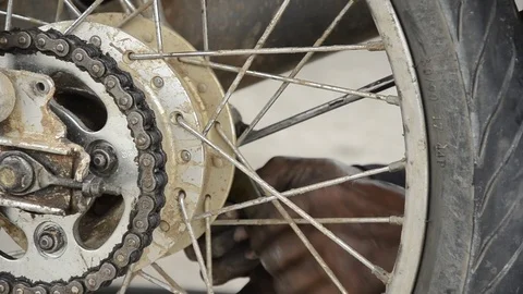 Mechanic Motorcycle Stock-Footage 77749296