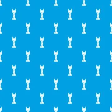 Mechanic pattern seamless blue Illustrazione stock