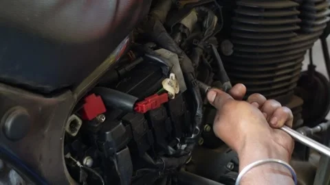 Mechanic Performing Maintenance Stock Footage 336432072