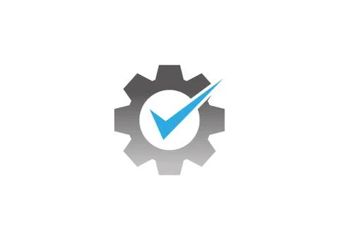 Mechanic Pinion Pignon Logo Stock Illustration
