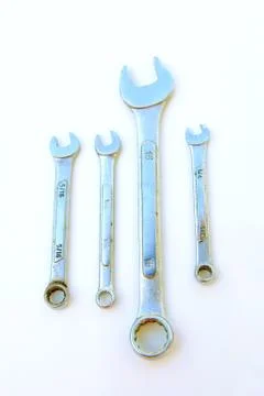 Mechanic tools set isolated Foto stock