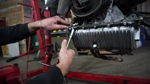 Mechanic tuning Vídeo Stock 220874869