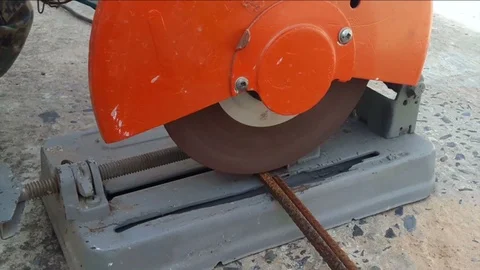 Mechanic using steel cutting tools Stock Footage 105981110