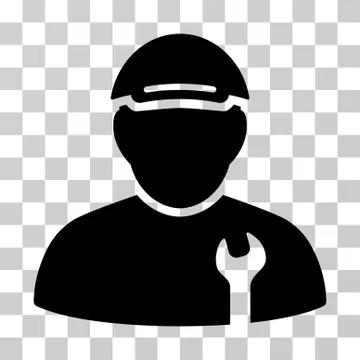 Mechanic Vector Icon Stock Illustration