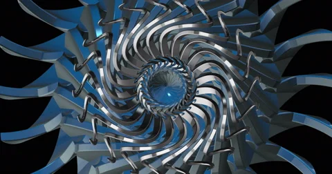 Mechanic Visuals Circles Sharp Rotate Video stock 50014964