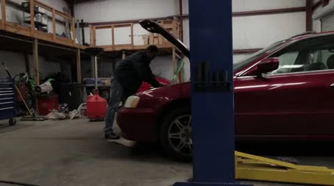 Mechanic Working Stock Footage
