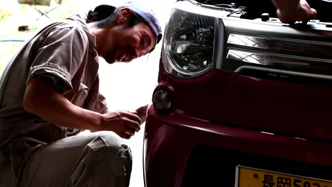 Mechanic at working, man at work Stock Footage 161903567