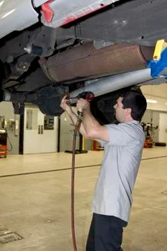 Mechanic working Stock Photos