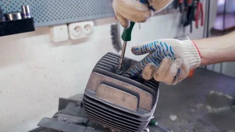 Mechanic works Stock Footage 159550273